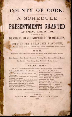 Grand Jury Presentments Volume, 1898