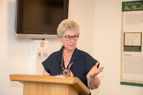 Susan MacCarthy Hallett, donor of the collection