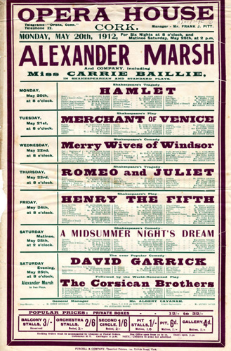 Opera House Poster 1912