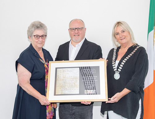 Presentation from County Mayor Cllr. Linehan Foley