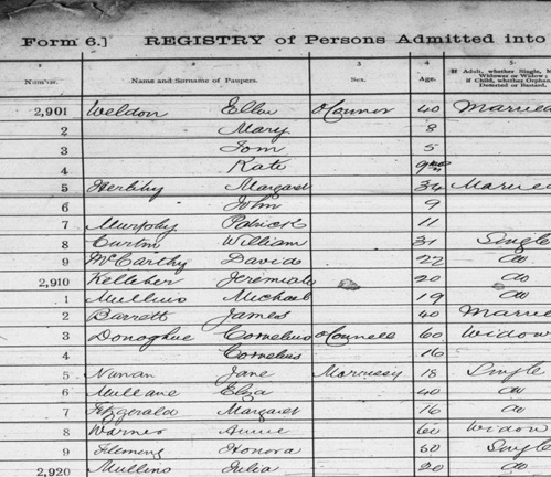 Workhouse Register
