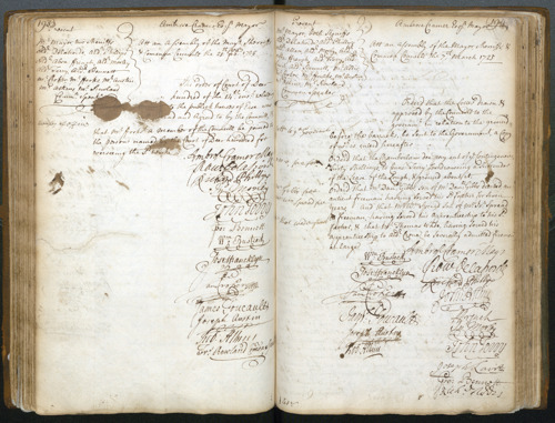 Cork Corporation Minute Book Feb -Mar 1725